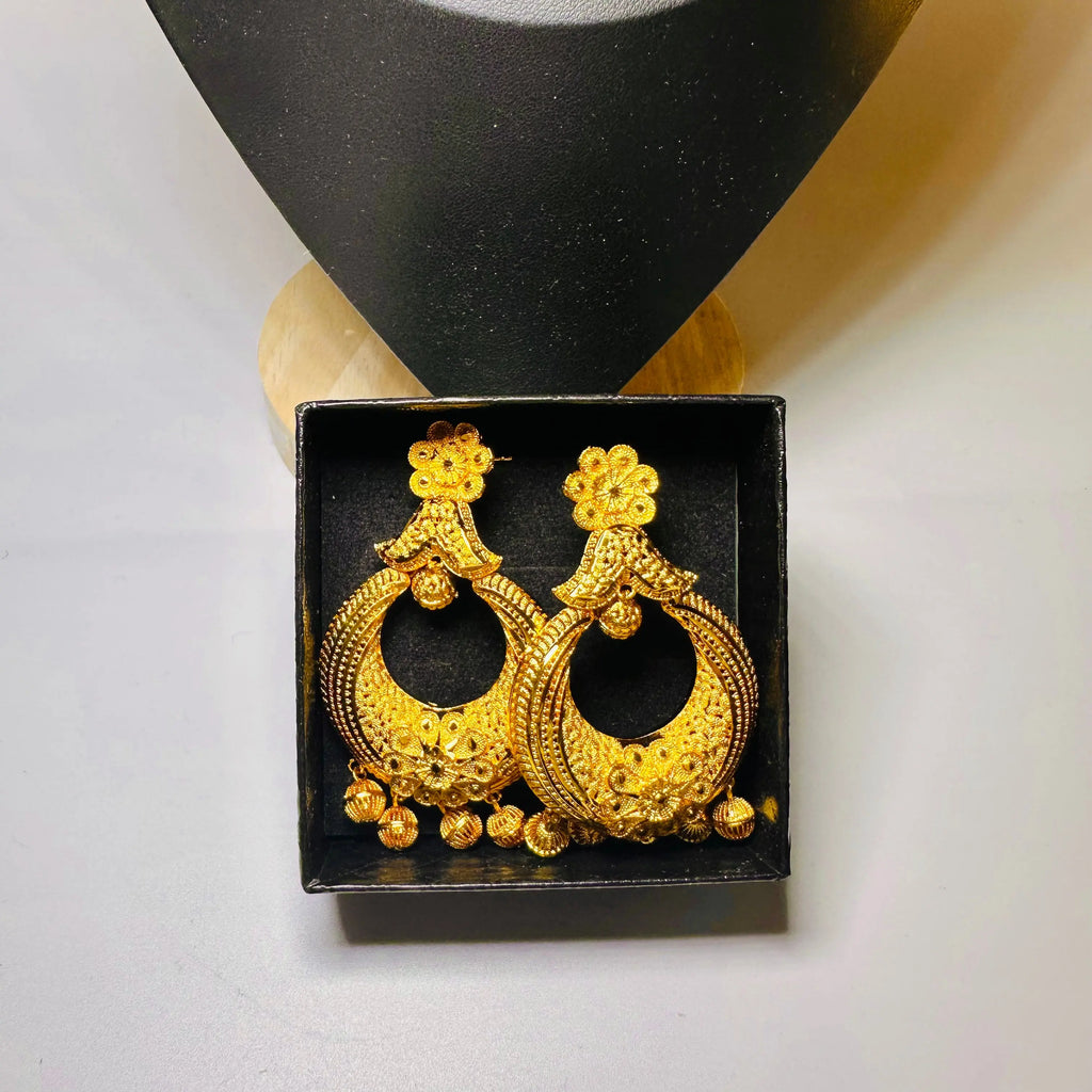 Boucle d'oreille longueur 5 cm Prestige Doussou-