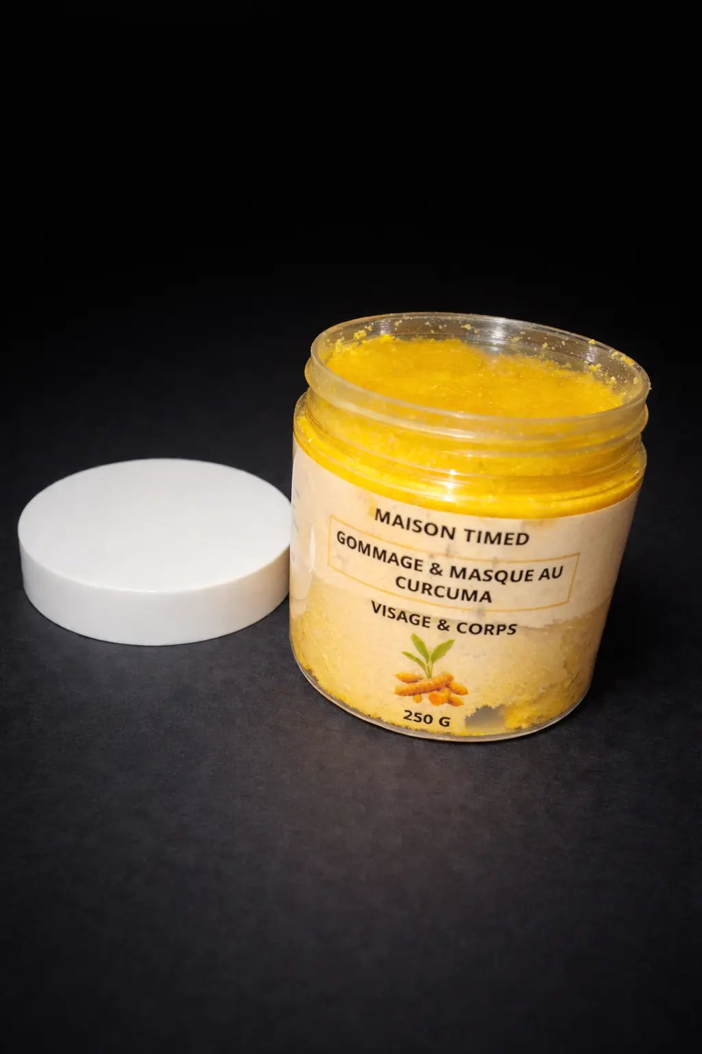 Poudre Cosmétique au Curcuma – Visage & Corps 250 g Timedshop
