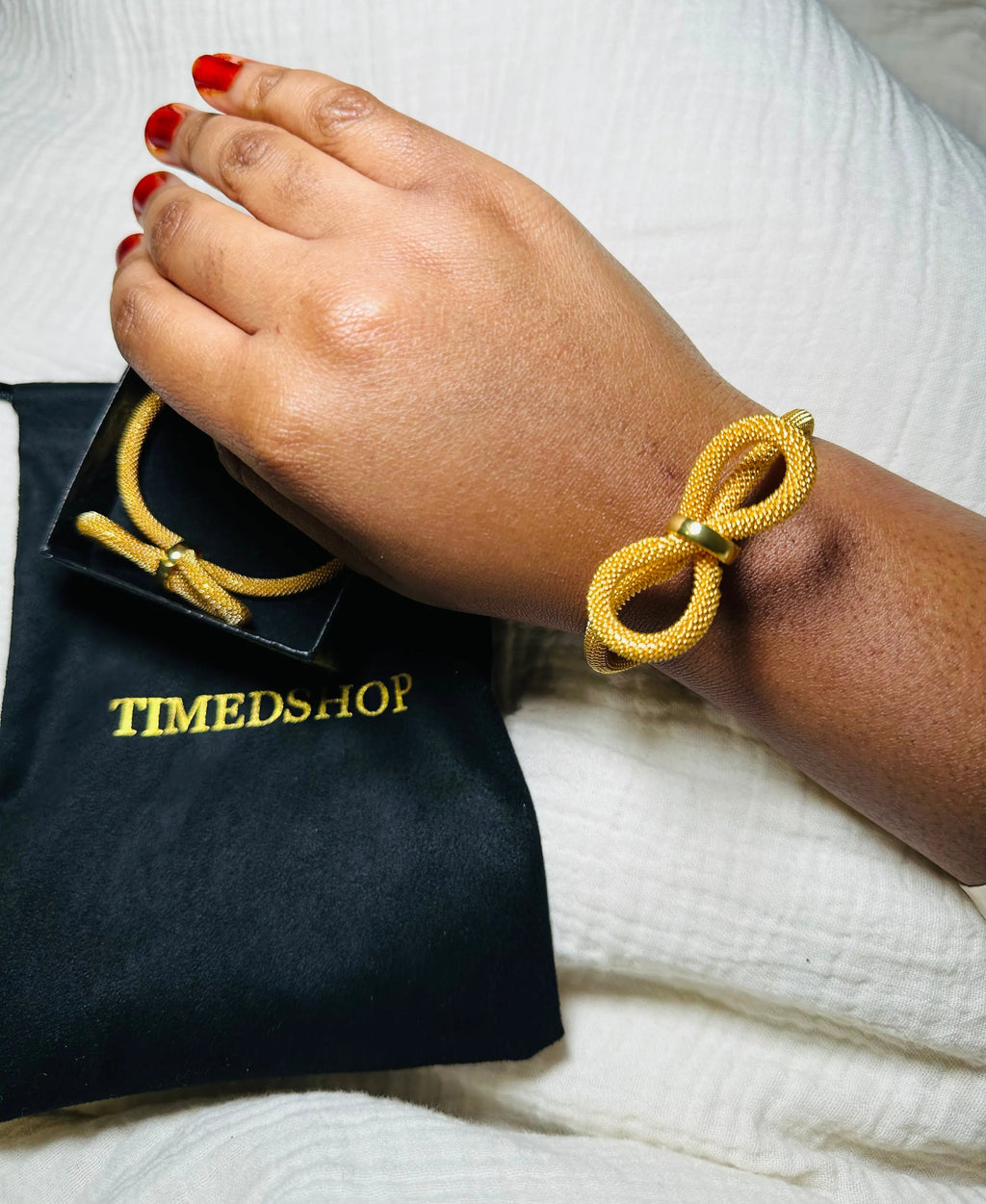 Bracelet Aïcha - or doré jaune vif
