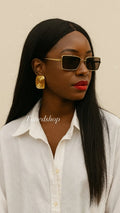 Boucles d’Oreilles Inaya Inoxydables – Design Doré Chic