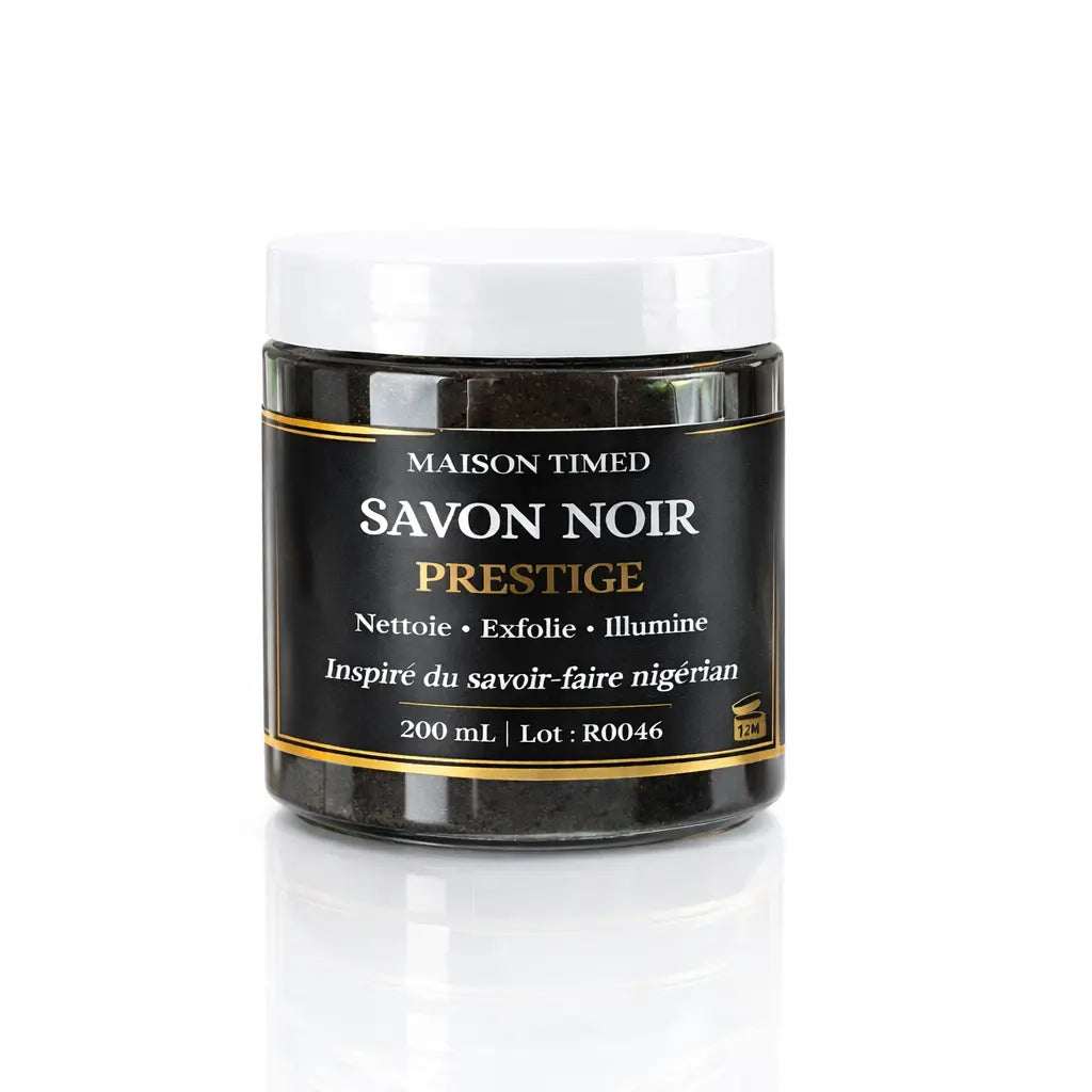 Savon Noir Prestige – 200 mL | Maison Timed 🇳🇬