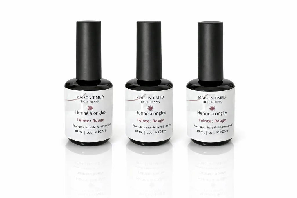 Vernis henné à ongles- Rouge Foudane 10 ml