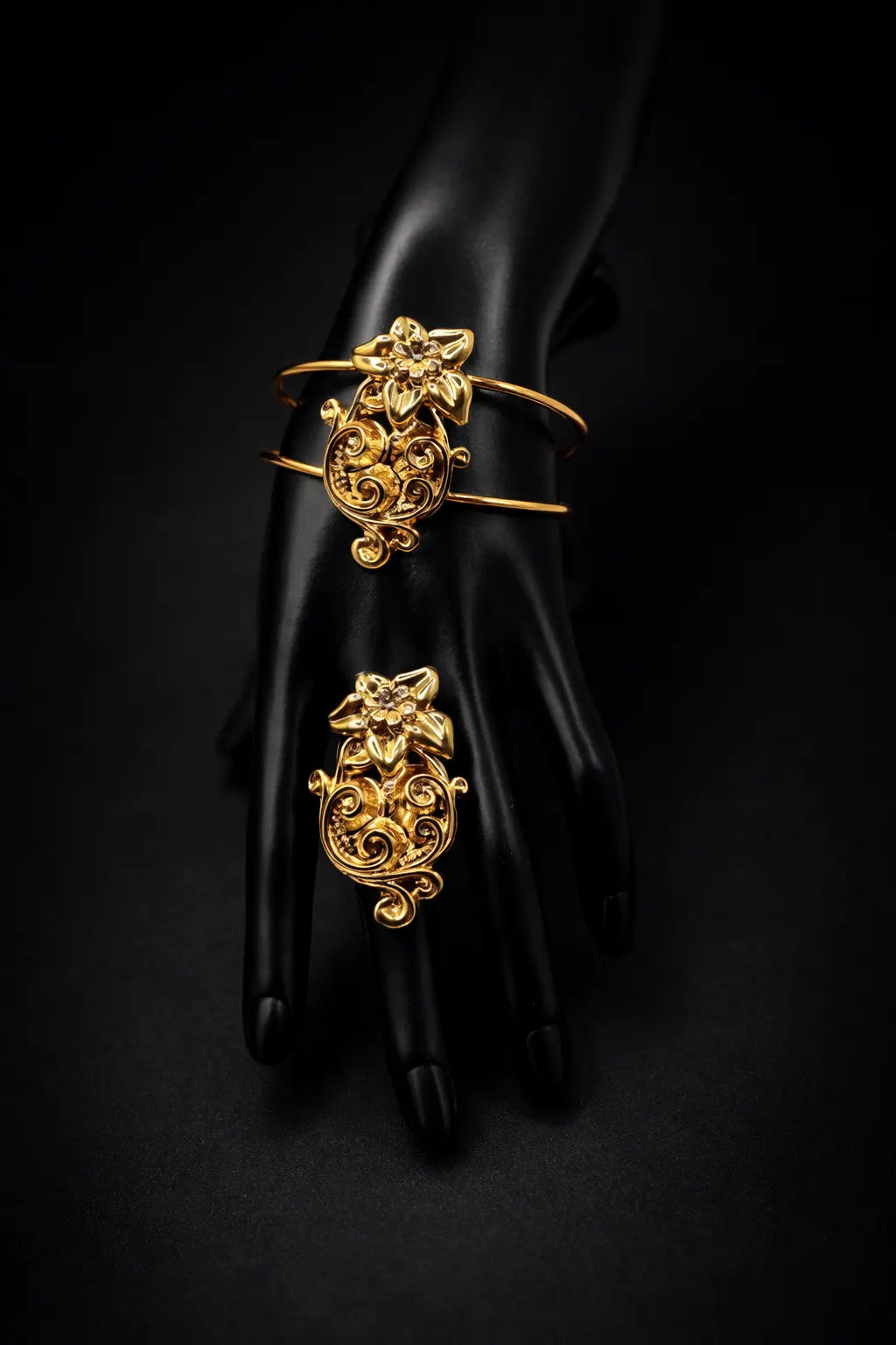 Bracelet Nima Anvers 18k plaqué or Élégant Timedshop