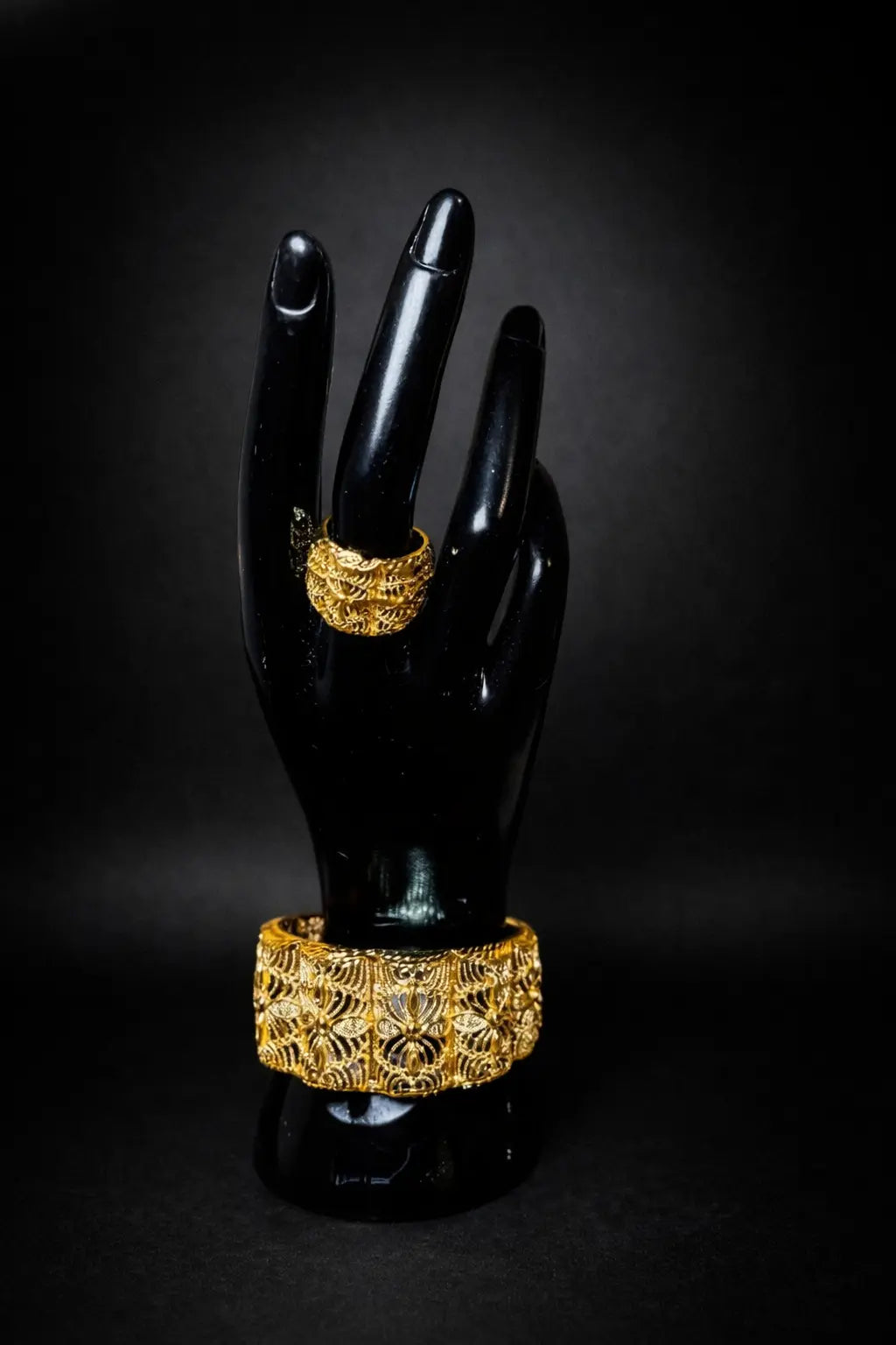 Manchette  Kadiatou, Dorée, Style Timedshop