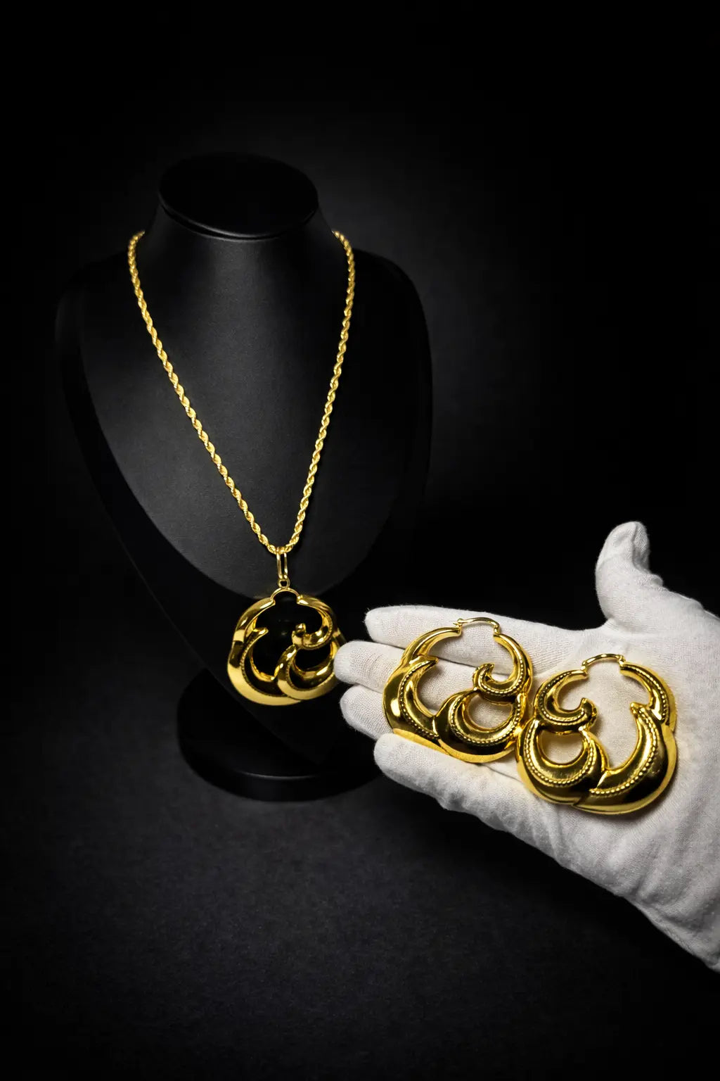 Parure Annah- Effet 18 k plaqué or Timedshop