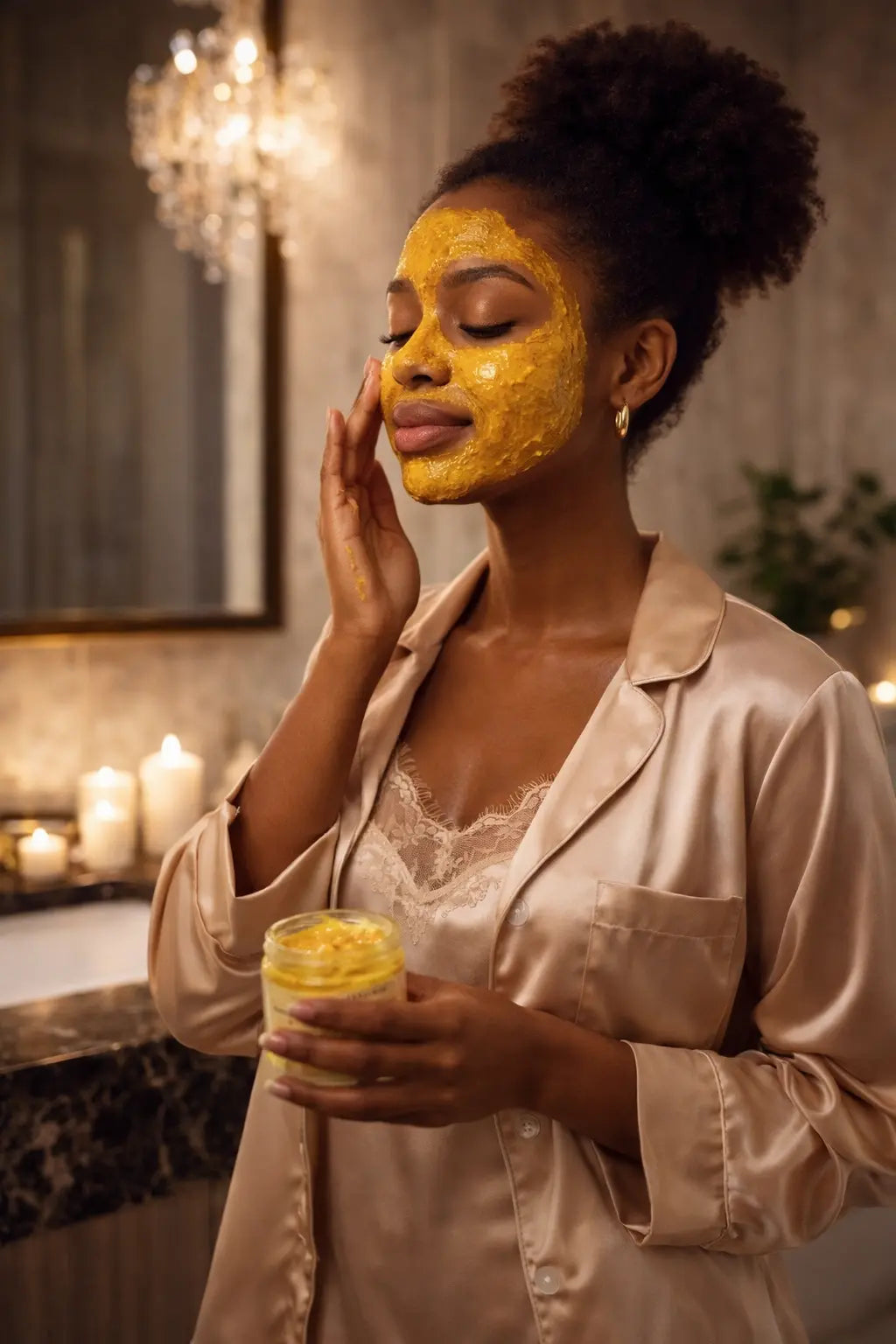 Poudre Cosmétique au Curcuma – Visage & Corps 250 g Timedshop