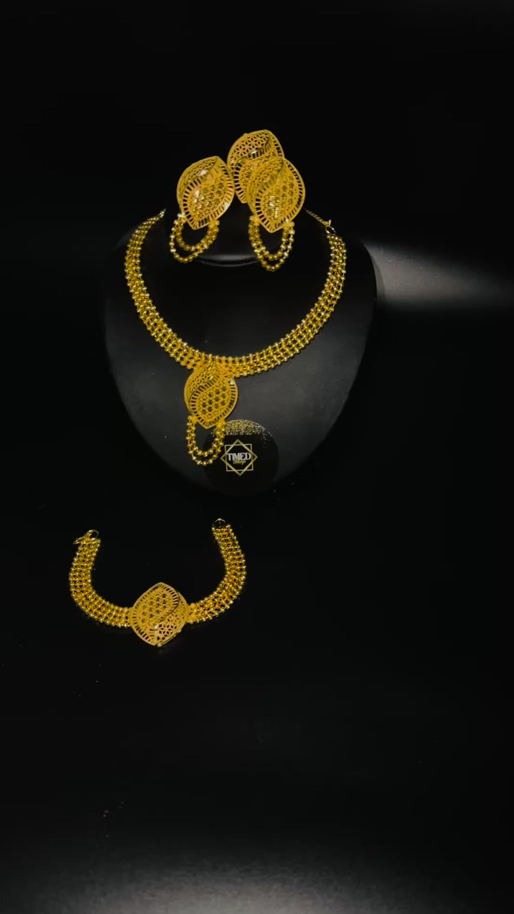 Parure de bijoux dorés pour enfants- Modèle Royal