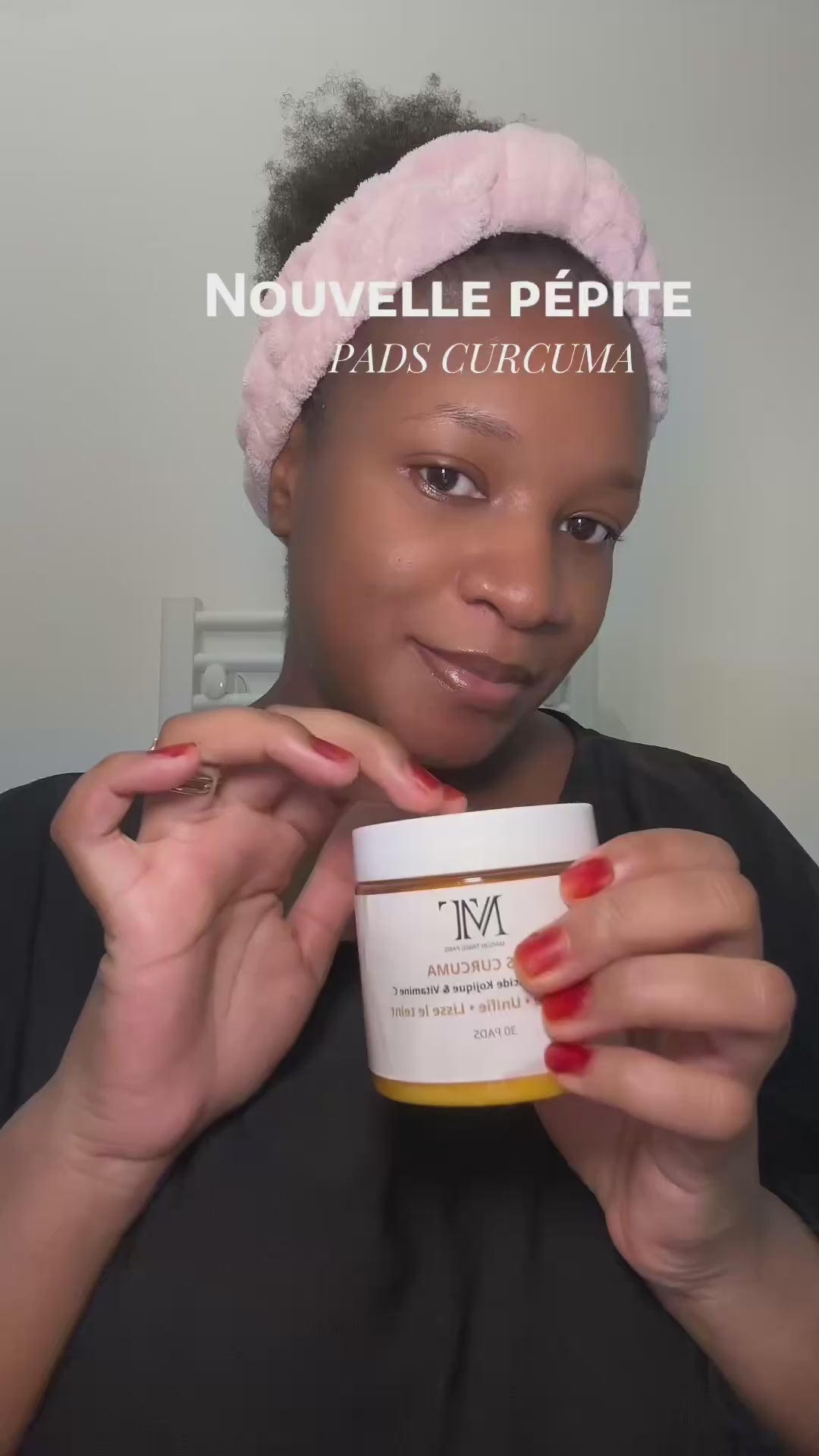 Pads au Curcuma & Acide Kojique – 30 Pads Visage Éclat & Teint Uniforme